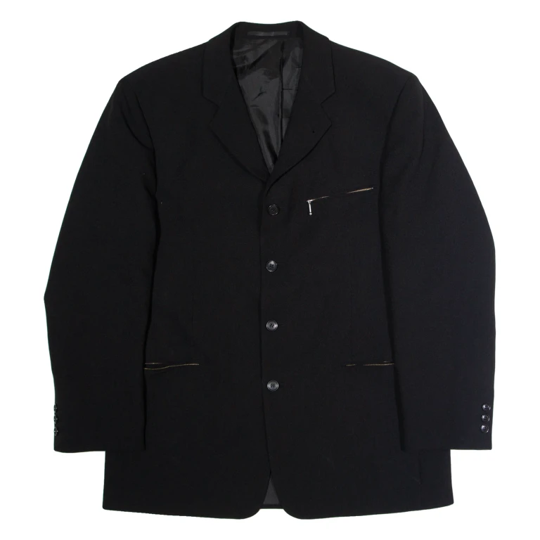 MANHATTAN CLUB Mens Blazer Jacket Black XL