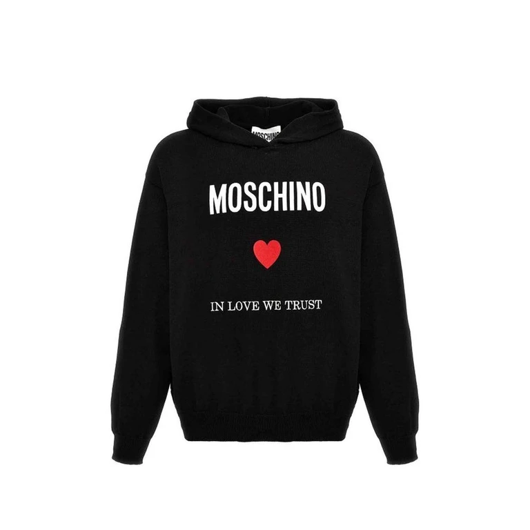Moschino Couture Black Cotton Sweatshirt Clothing - Men