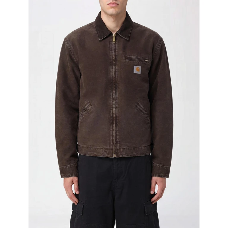 OG Detroit Cotton Jacket with Zip Closure and Logo Patch (I0352803TW17)