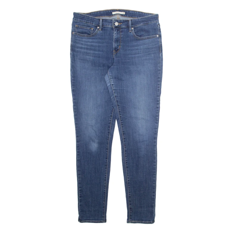 LEVI'S Womens Jeans Blue Regular Skinny Stone Wash W31 L32