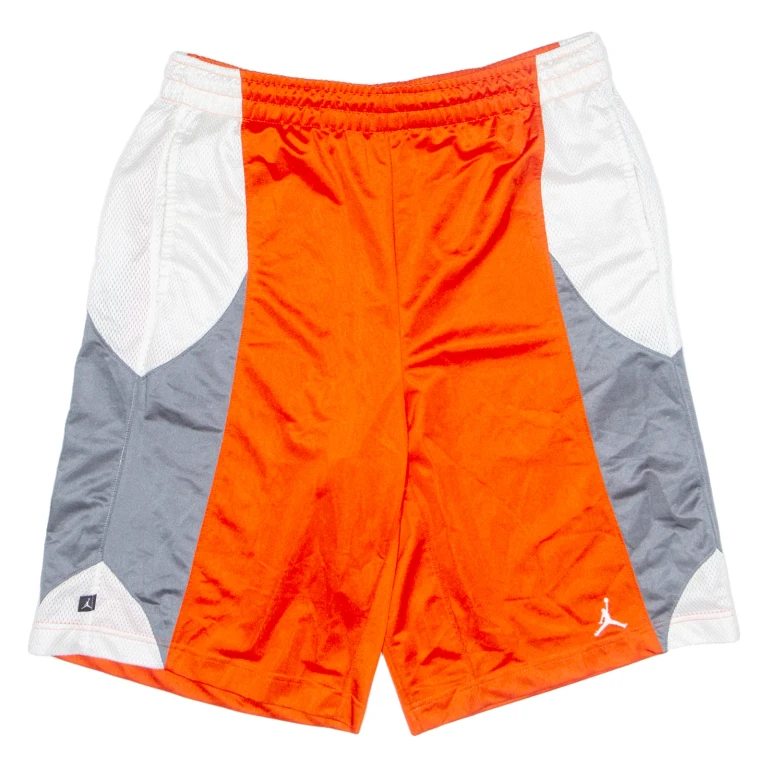 AIR JORDAN Mens Sports Shorts Orange Relaxed M W34