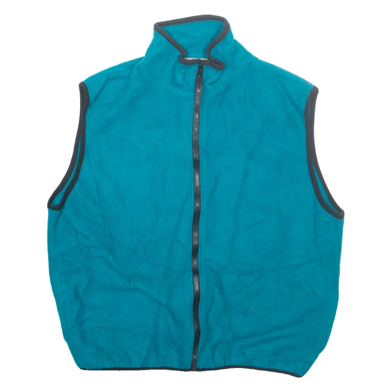 BACKPACK Mens Fleece Gilet Blue L