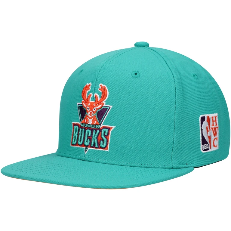Men's NBA Milwaukee Bucks Desert Green Snapback