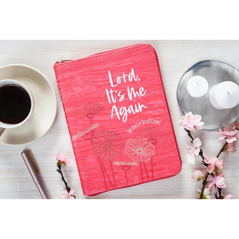 Lord It's Me Again (Zippered Devotional)