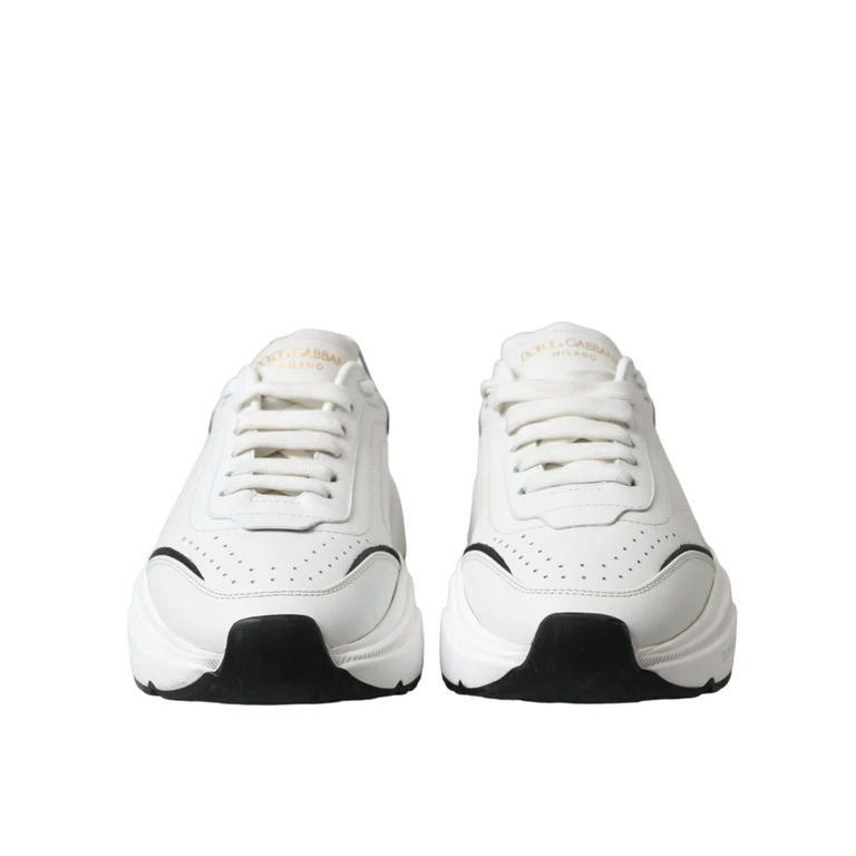 White Black Low Top Daymaster Sneakers Shoes Black/white Leather - Women