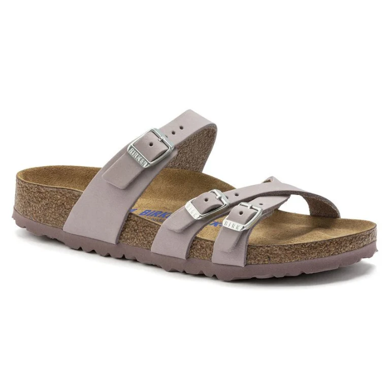Unisex Franca Nubuck Leather Soft Footbed Yomo Lilac