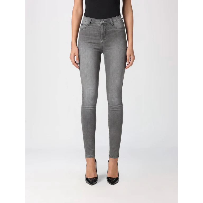 High-Waisted Skinny Stretch Denim Jeans (AAACWDT1789PDE004N10LS)