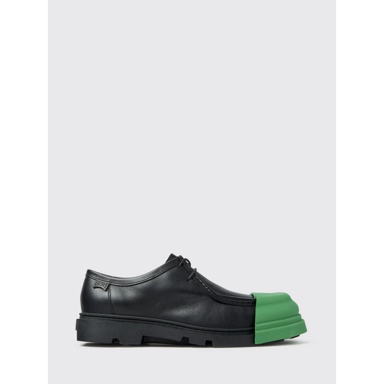Junction Bicolour Calfskin Leather Lace-Up Shoes with Rubber Toe (K201469-033JUNCTION0)