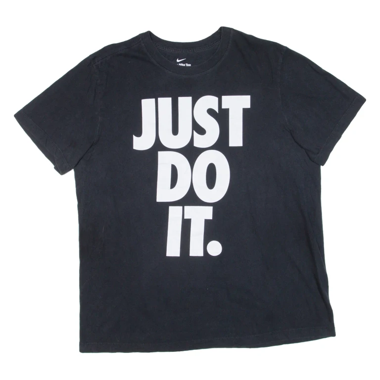 NIKE Mens T-Shirt Black L
