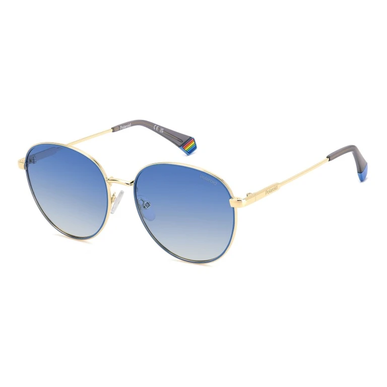 Polarized Blue Shaded Round Unisex Sunglasses PLD 6215/S/X 0LKS/Z7 56