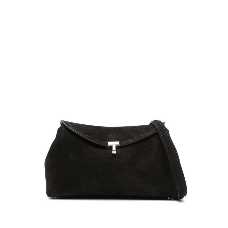 TOTEME Pochette Suede "T-Lock"