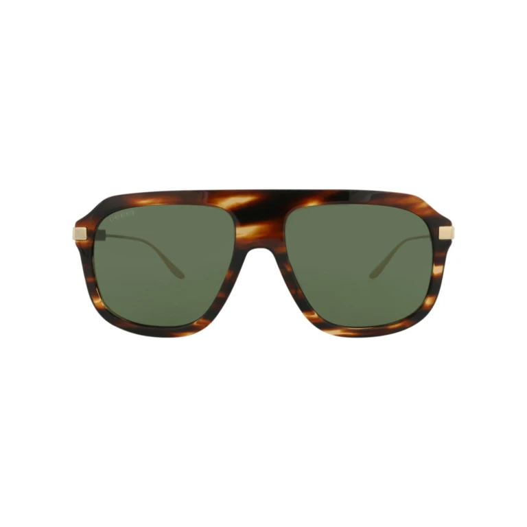 Aviator-Frame Recycled Acetate Sunglasses