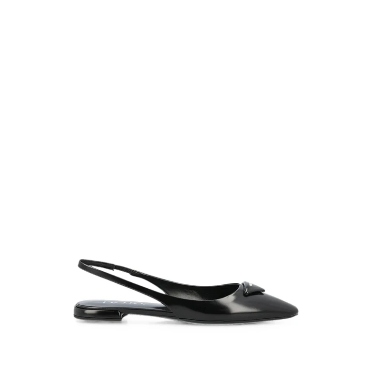 Pointed-toe Slingback Ballet Flats