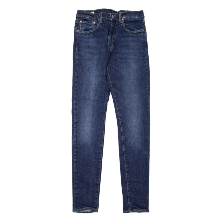 LEVI'S 512 BIG E Jeans Mens Blue Slim Tapered Stone Wash W27 L24