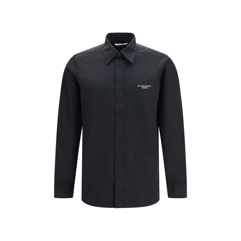 Givenchy Black Cotton Dress Shirt - Men