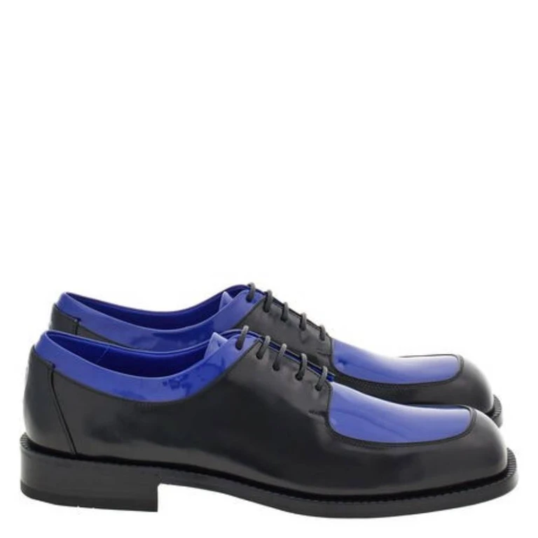 Ferragamo Dinamic Leather Lace-Up Derby Shoes