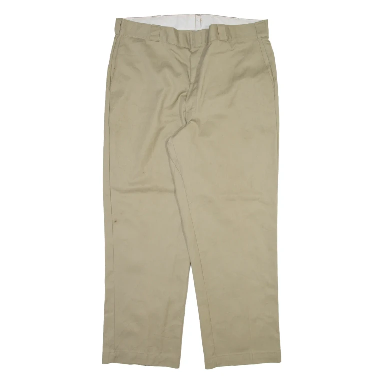 DICKIES Mens Trousers Beige Regular Straight W39 L29