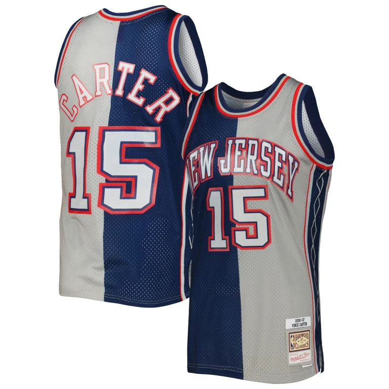 NBA Split Swingman Jersey New Jersey Nets 2006 Vince Carter