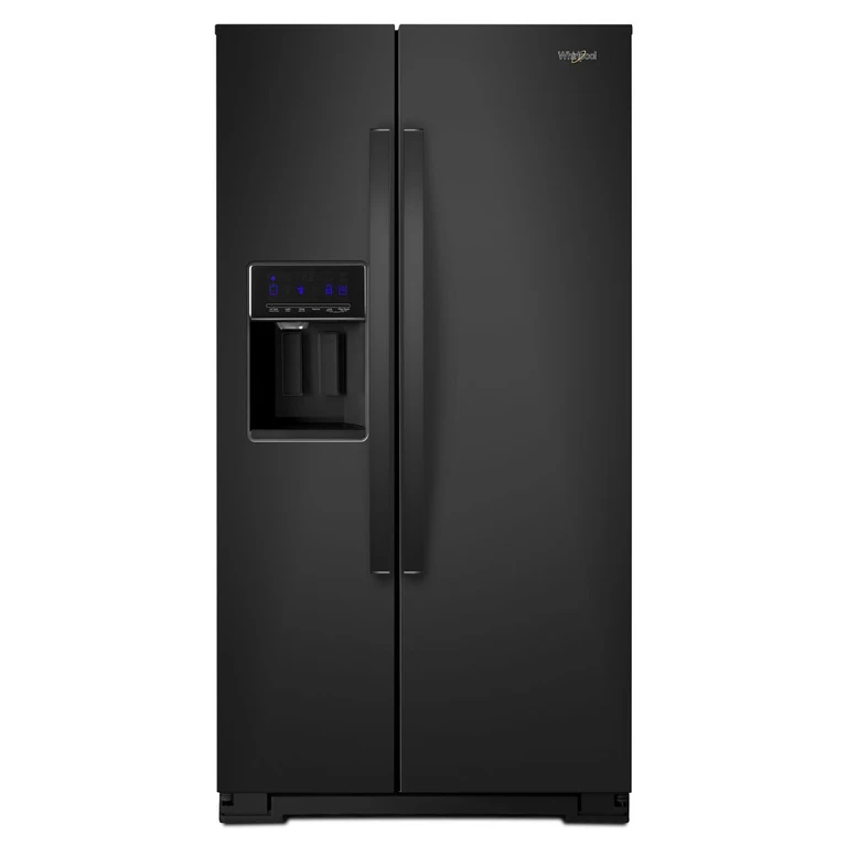 36 in. Wide Side-by-Side Refrigerator in Black