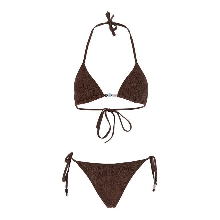 Swimsuit Woman color Brown (BGINABDDMETALLICCHOCOLATE)