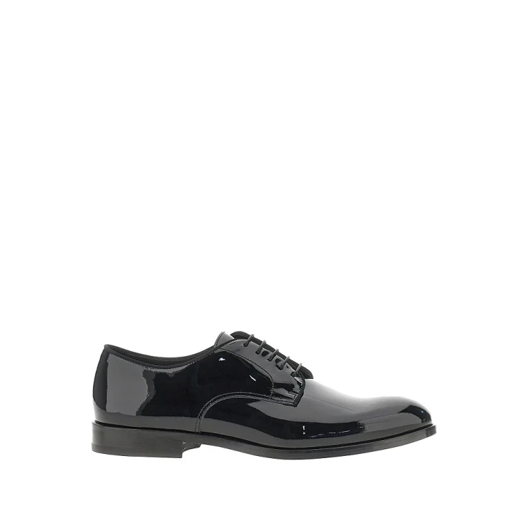 DOUCAL'S Patent leather laced shoes Man 40