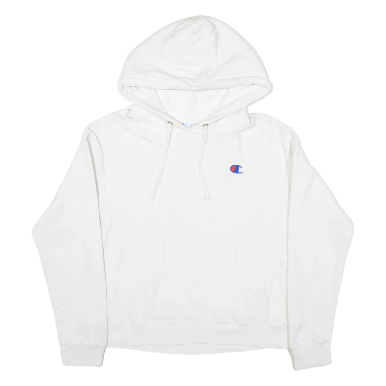 CHAMPION REVERSE WEAVE Womens White Hoodie S