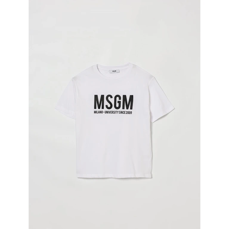 MSGM KIDS T-Shirt Kids color White (S6MSJUTH051001)