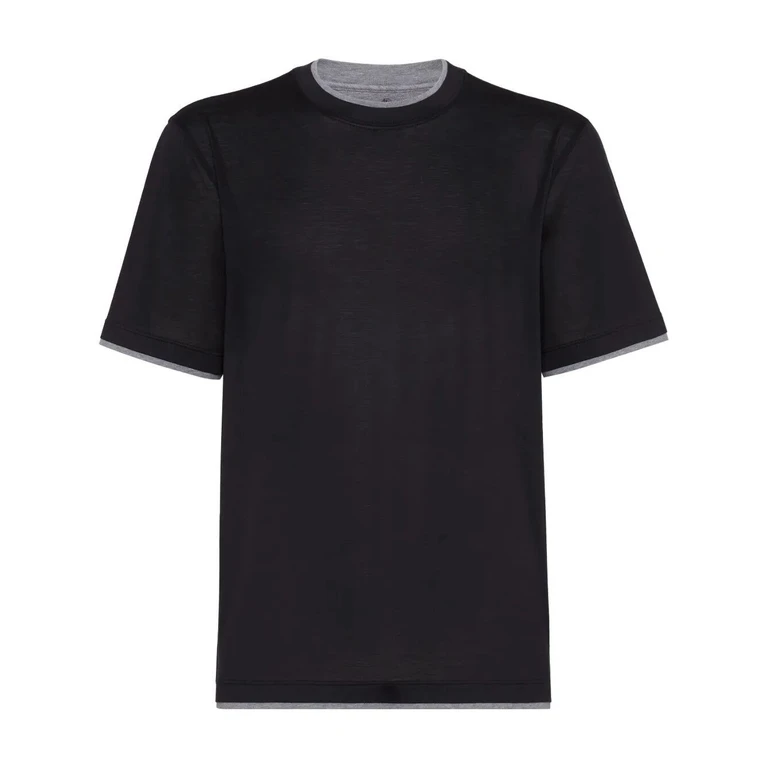 Brunello Cucinelli T-Shirt With Faux-Layering
