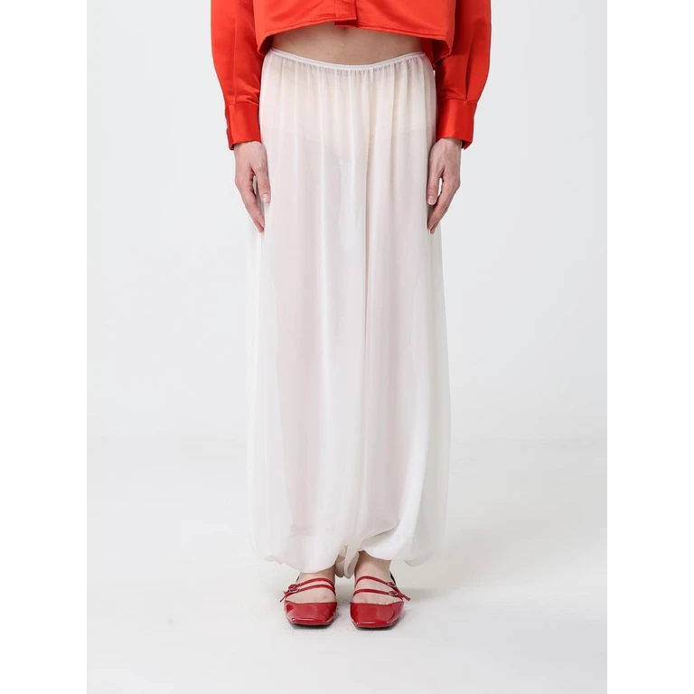 Crêpe Palazzo Trousers with Elasticated Waist (MIOPAFS21796000)