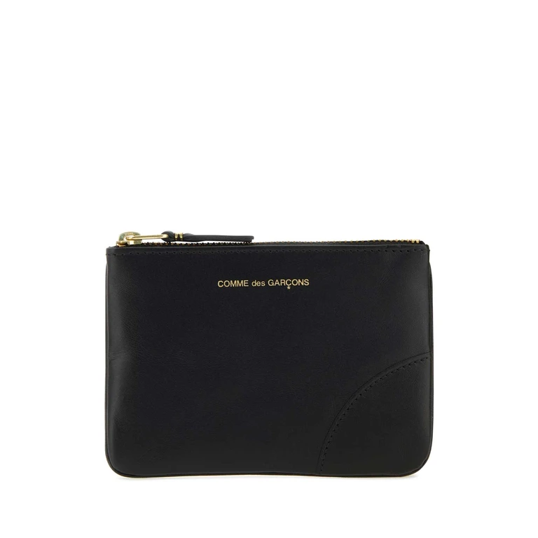 Comme des Garçons Black Leather Coin Case Exterior: Portafogli - Unisex