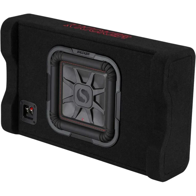 49L7TDF102 Sealed Downward-Firing Enclosure with L7T 10" 2-Ohm Shallow-Mount Square Subwoofer