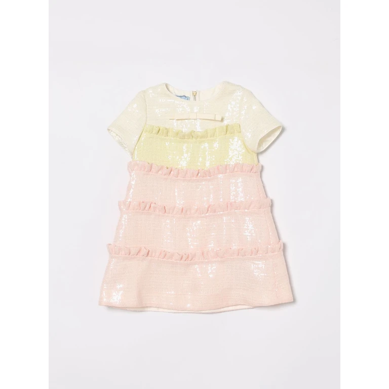 MI MI SOL Dress Kids color Pink (MFAB769TS1083PNY)