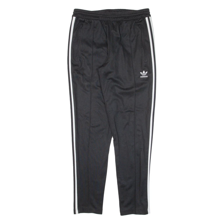 ADIDAS Womens Track Pants Black Tapered S W28 L28