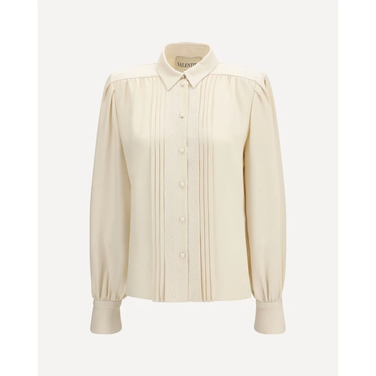 VALENTINO Cady couture Shirt Female 44