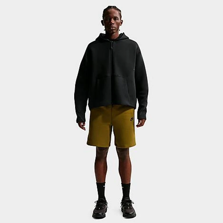 Nike Men's Tech Fleece Ergo Full-Zip Hoodie in Black Size: XS