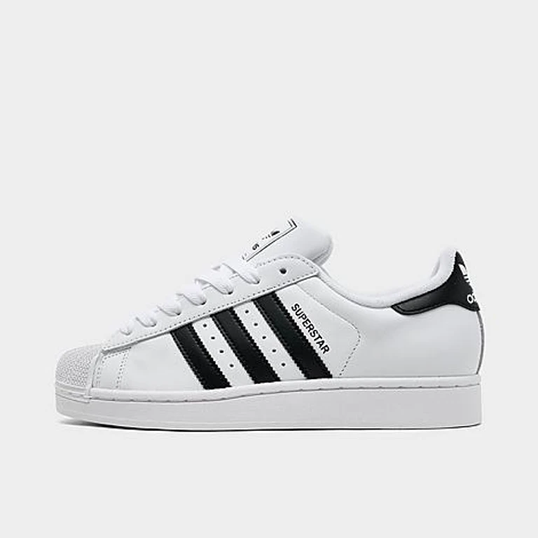 adidas Women's Originals Superstar II Casual Shoes in Cloud White/Core Black/Cloud White Size: 5.0