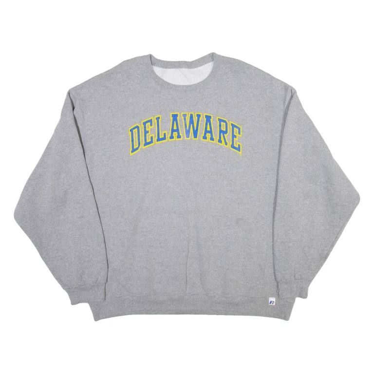 Delaware Mens Sweatshirt Grey USA XL