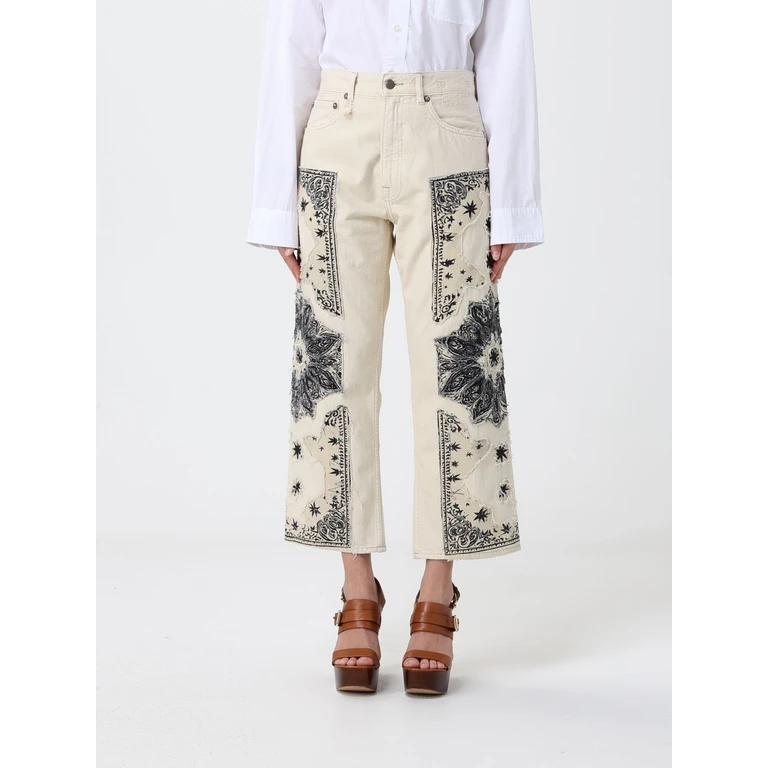 Jeans Woman color Beige (R13WD211DIQUE)
