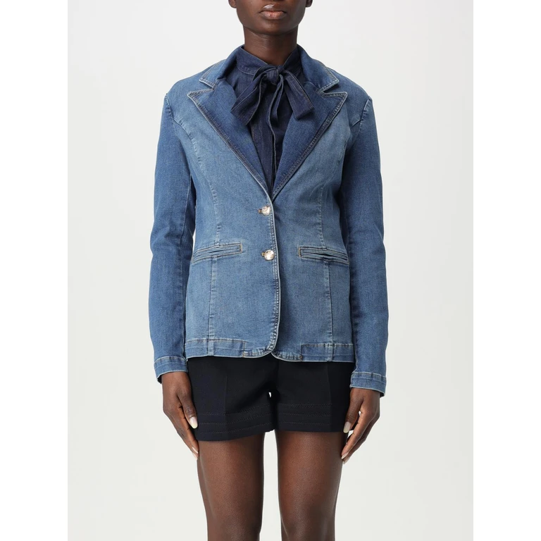 LIU JO Jacket Woman color Blue (UA5093D492578809)