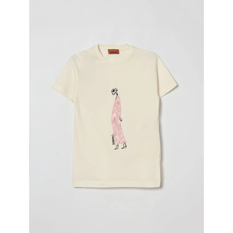 T-Shirt Kids color Ivory (MY8B01Z3672102RS)