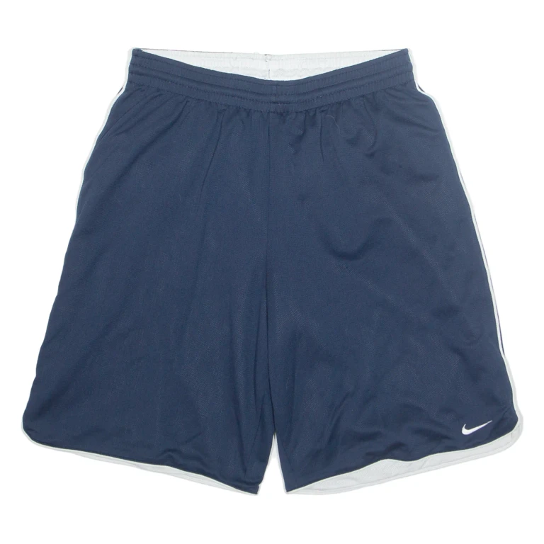 NIKE Mens Sports Shorts Blue Relaxed L W32