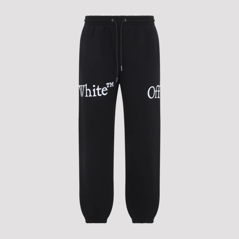 OFF-WHITE - Off-White Bookish Scarf Cuffed Sweatpants
