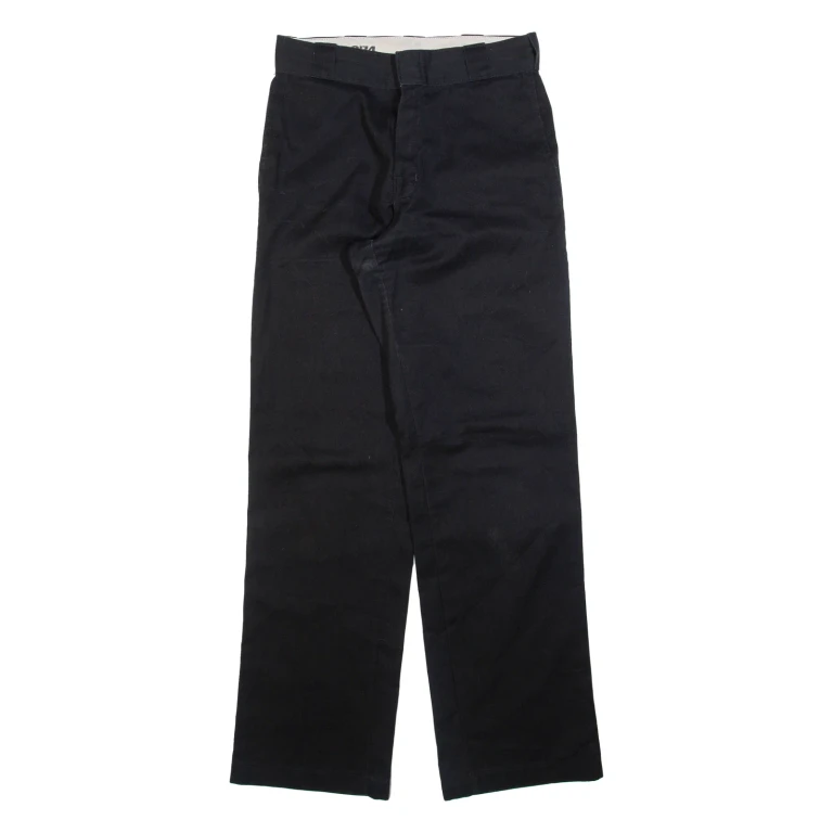 DICKIES 874 Workwear Mens Trousers Black Regular Straight W28 L31
