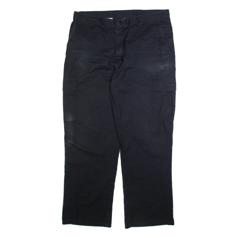 DICKIES Cargo Mens Trousers Grey Relaxed Straight W38 L32