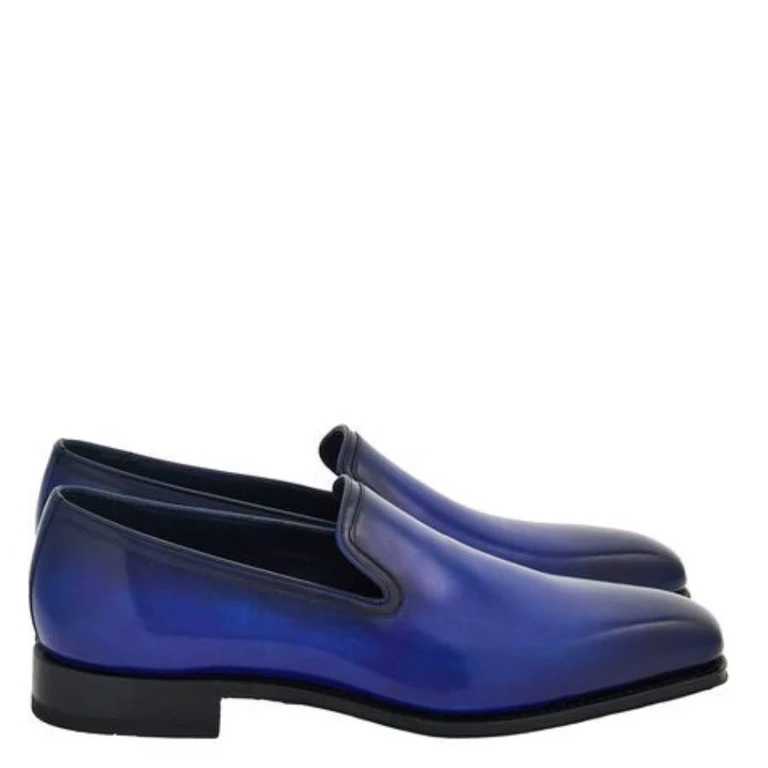 Ferragamo Dorio Leather Slip-On Loafers, Size 9 E