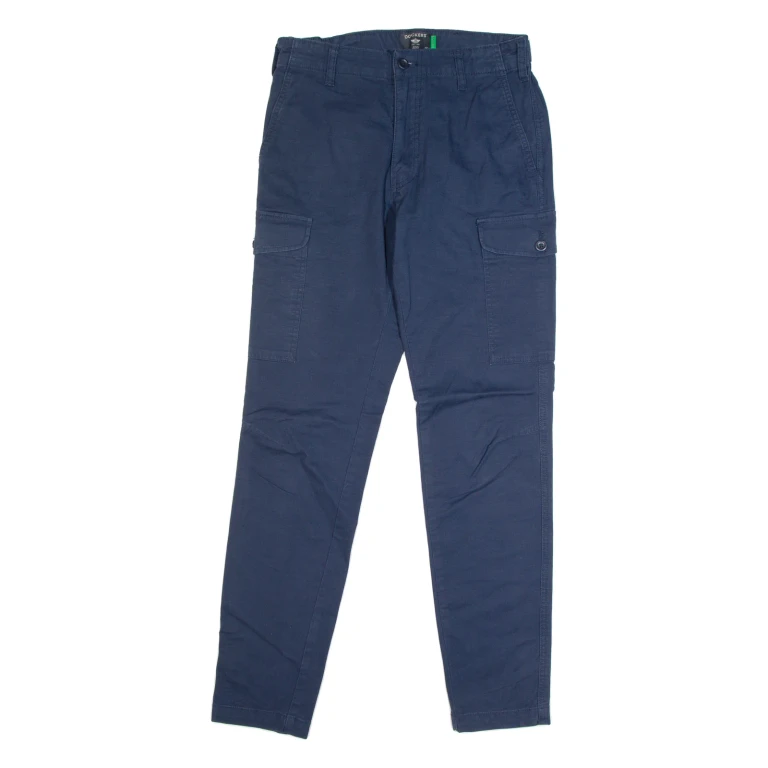 DOCKERS Mens Trousers Blue Slim Tapered W28 L31