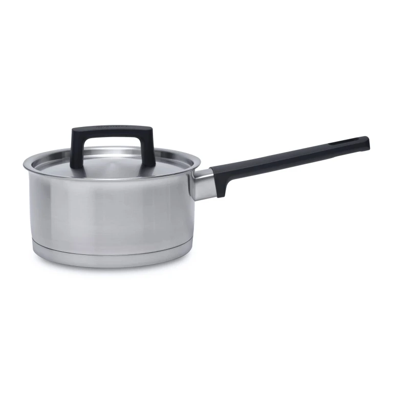 Ron 6.25" 18/10 Stainless Steel Covered Sauce Pan 1.7qt.