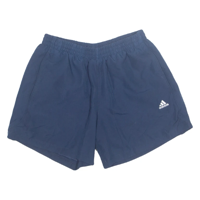 ADIDAS Mesh Lined Mens Swimming Shorts Blue Relaxed M W28