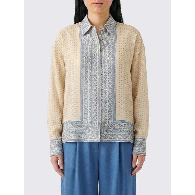 Shirt Woman color Sky Blue (D482K751XZFS4860)