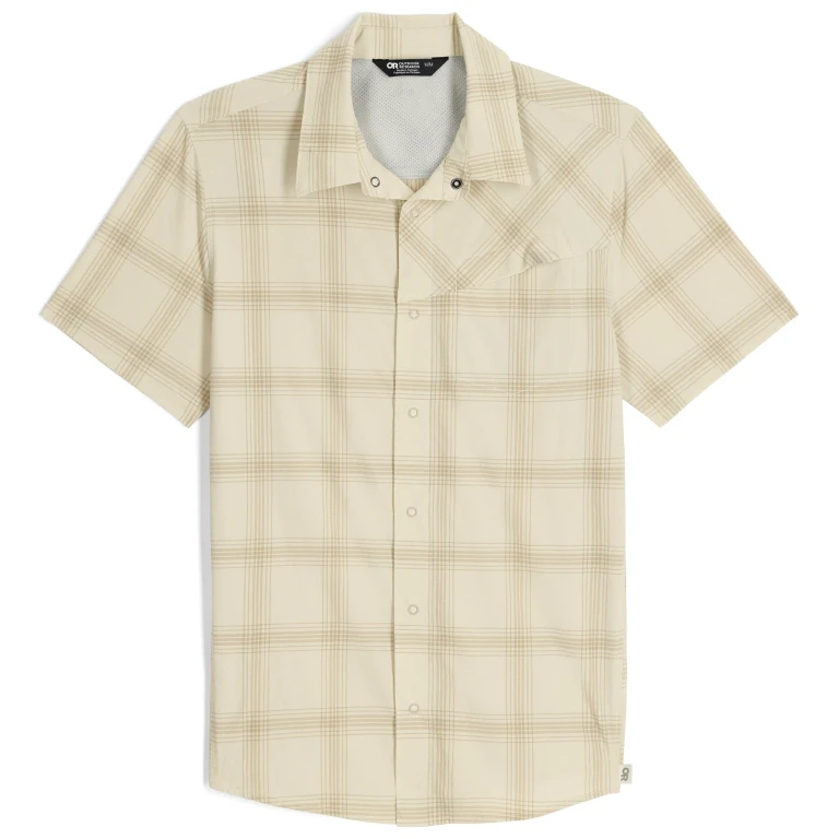 Men's Astroman Button Ss Upf 30 Sun Shirt